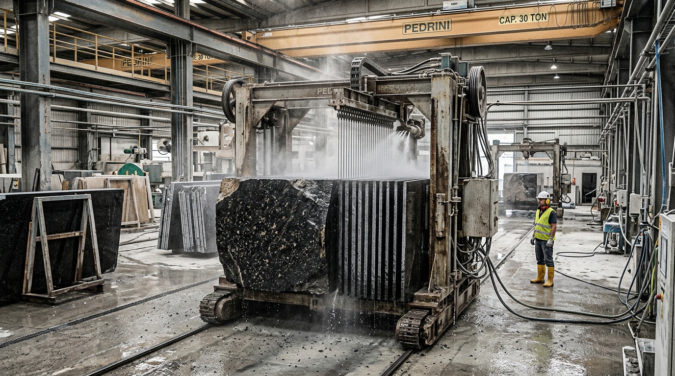 Black Galaxy Granite Slabs Exporter to Turkey